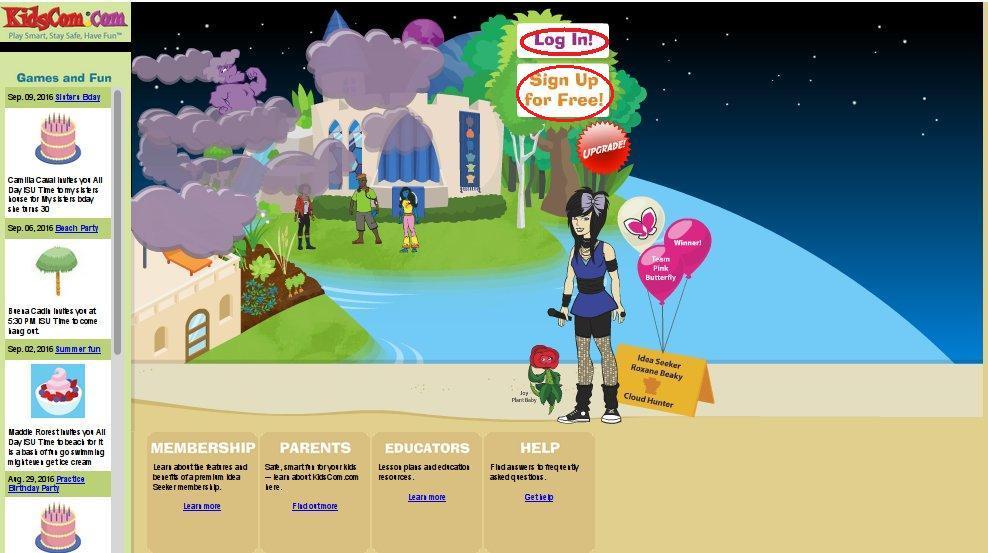 KidsCom.com специализированный сайт для переписки с иностранцами для детей и подростков.